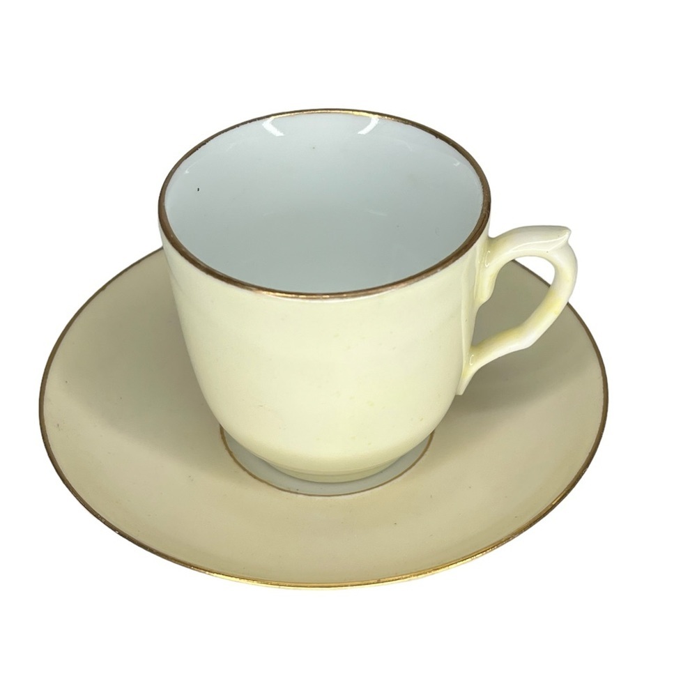 Vintage Haviland China‎ Yellow Cup & Saucer